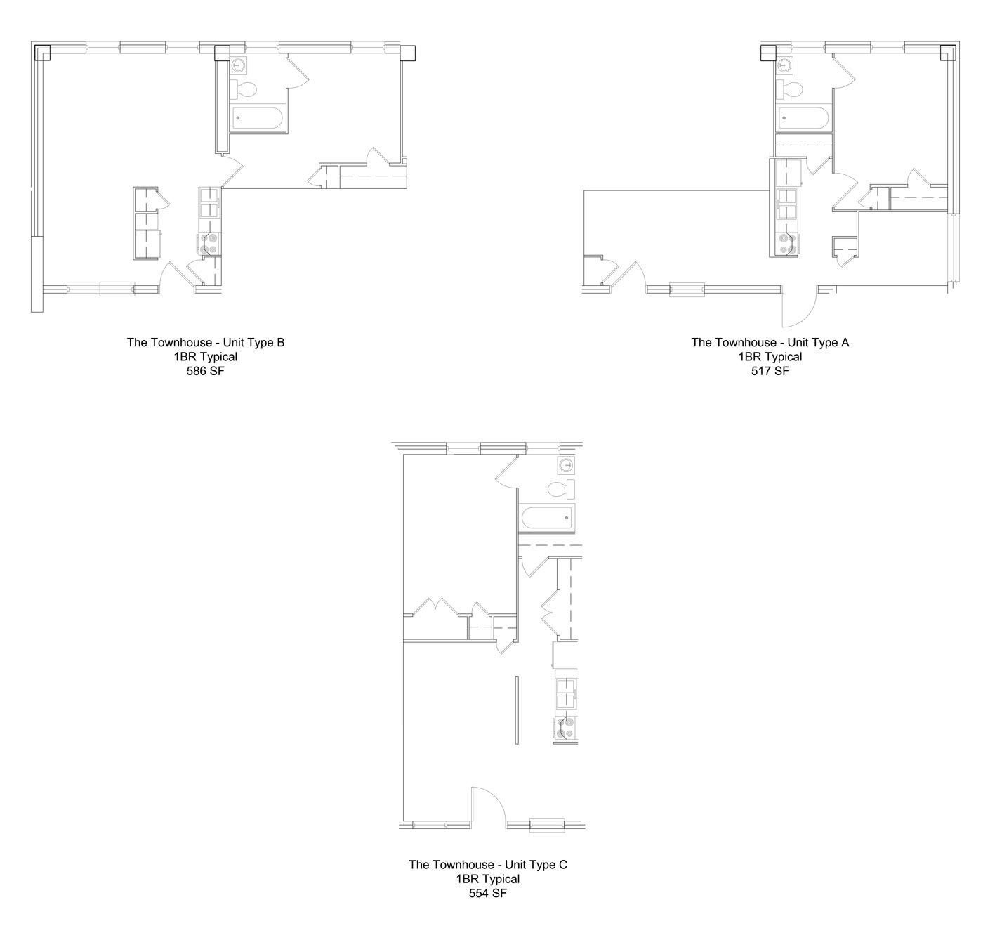 Townhouse-Floorplans